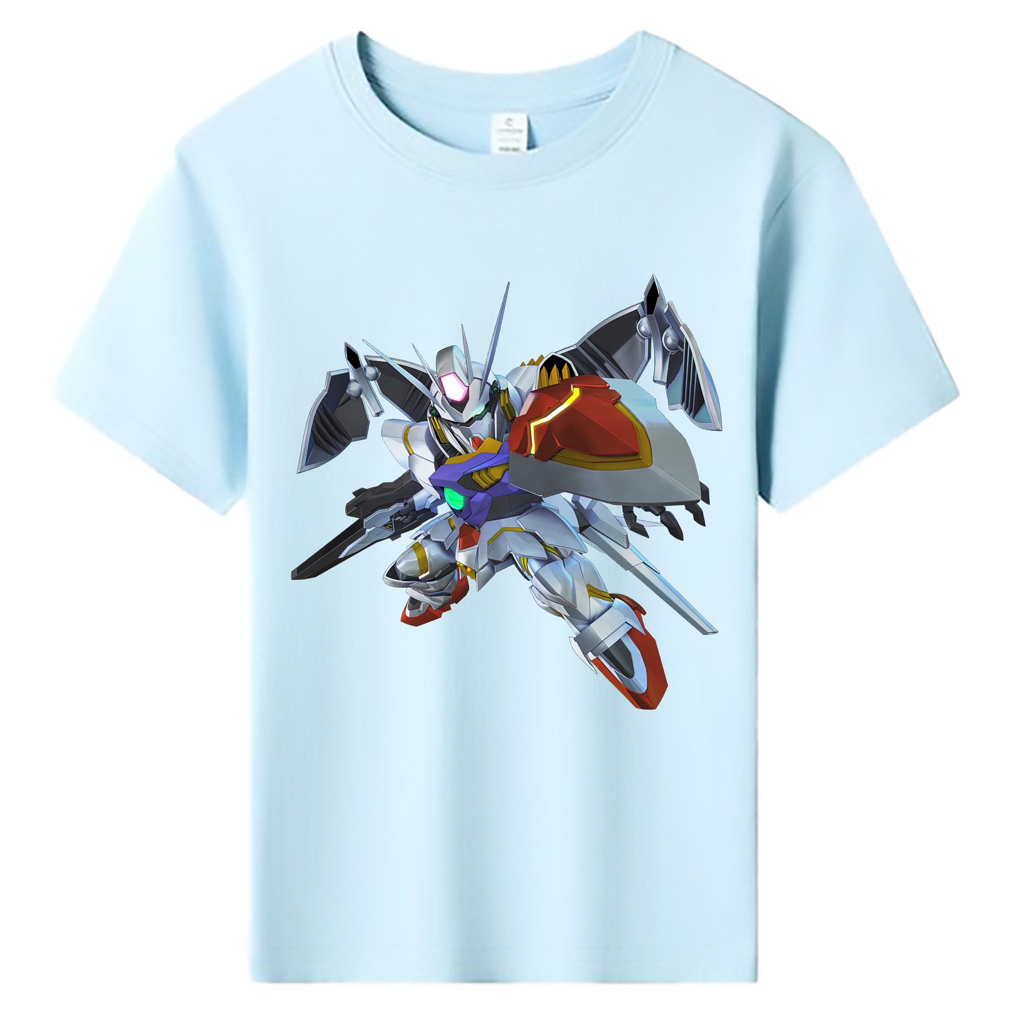 （画像用） 機動戦士ガンダム Mobile Suit Gundam 綿100％キッズTシャツ（フロントプリント）